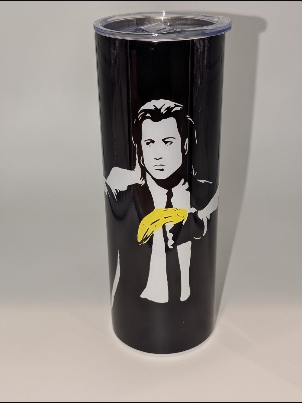 Pulp Fiction Stainless Steel Tumbler with Pop-Art Graphic